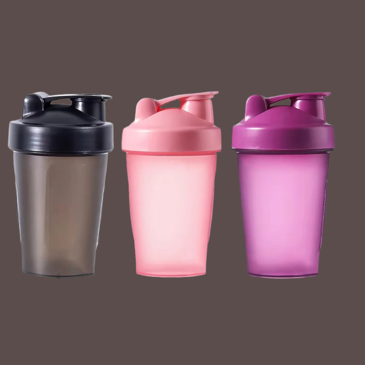 Shaker Bottle with Shaker Balls Leak Proof Drink Shaker Bottle for Shake and Pre Work Out Best Shaker Cup (BPA Free)