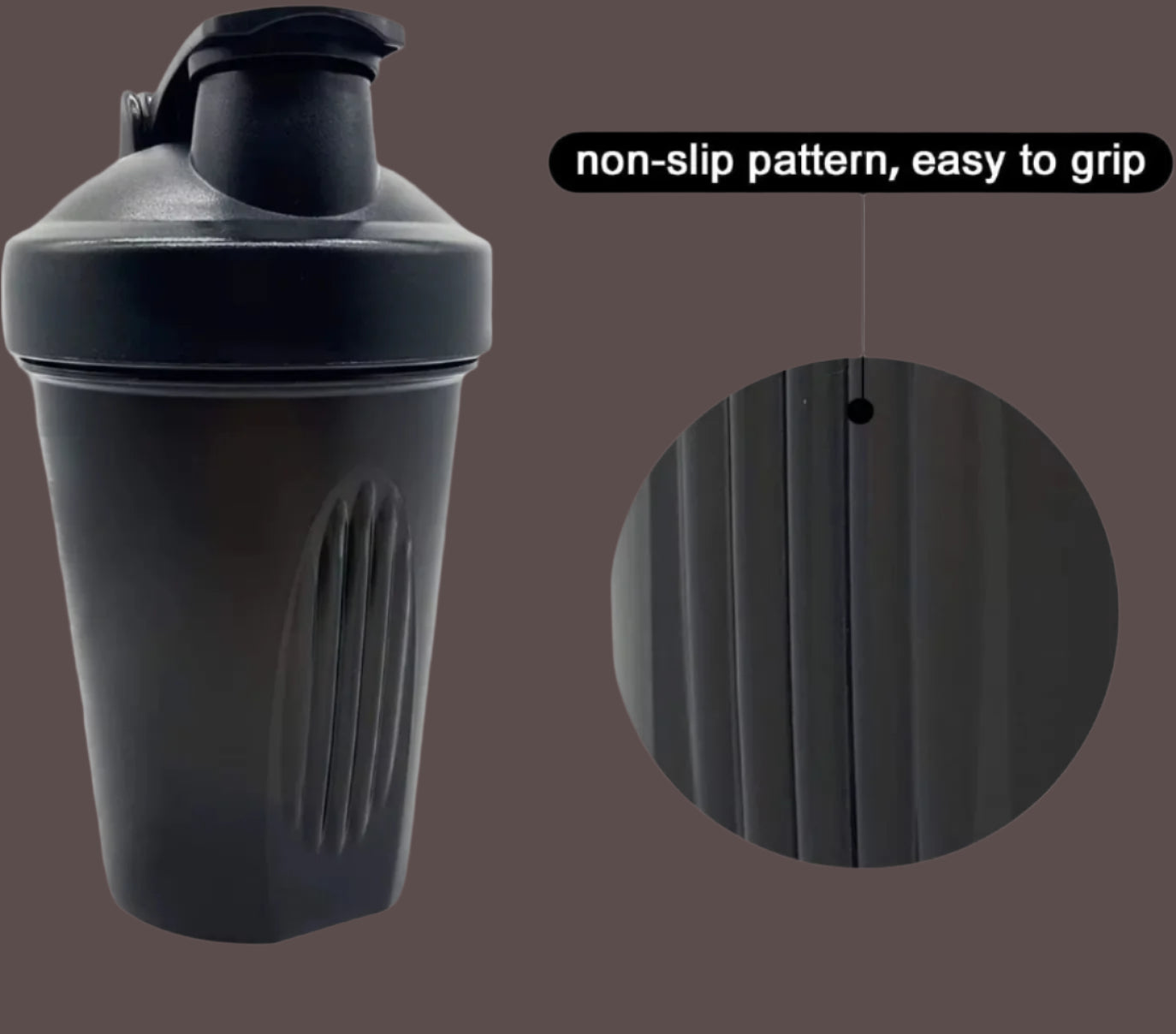 Shaker Bottle with Shaker Balls Leak Proof Drink Shaker Bottle for Shake and Pre Work Out Best Shaker Cup (BPA Free)
